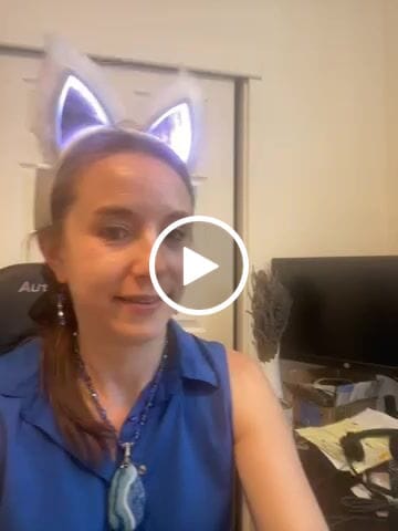 Customer video review of LED Infinity Mirror Cat Ears