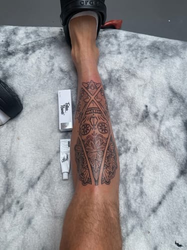 Customer photo review of TattooNumbx Numbing Cream