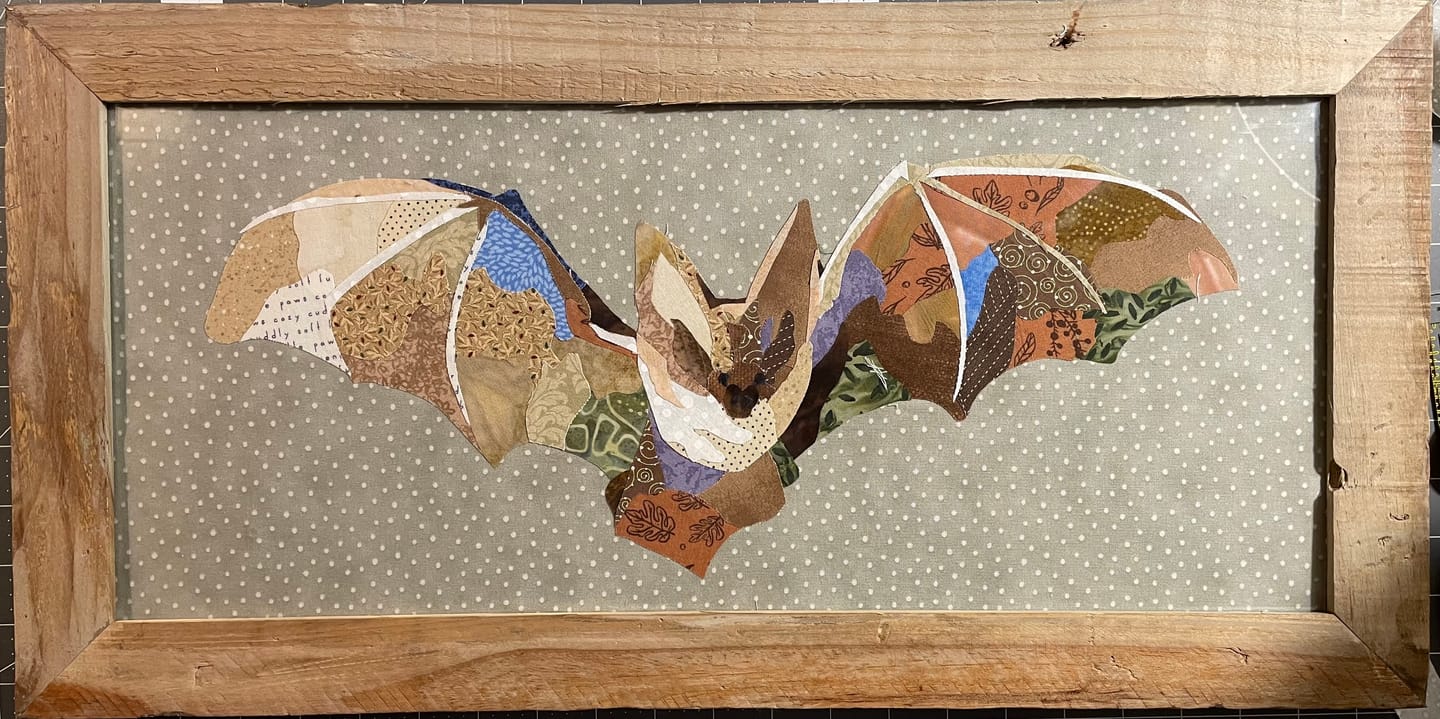 Customer photo review of Batty Banner Downloadable Pattern