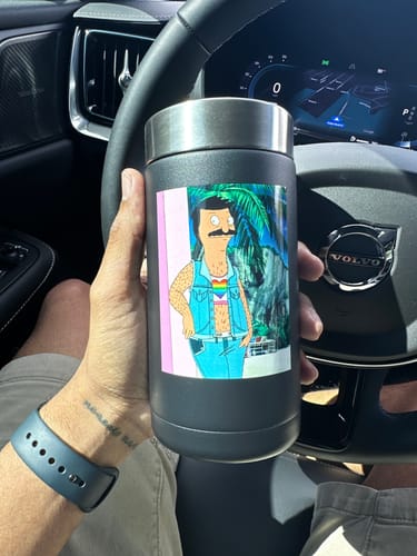 Customer photo review of Insulated Craft Can Holder | 16 oz