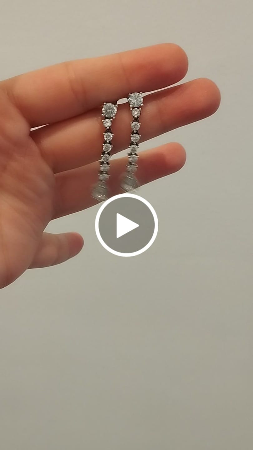 Customer video review of Pendientes Deslumbrada