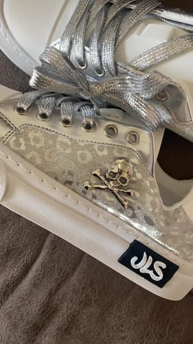 Customer photo review of Just Love Skulls Wonder Shoes