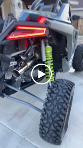 Customer video review of Turbo RZR Desert Series 3" Full Stainless Exhaust System