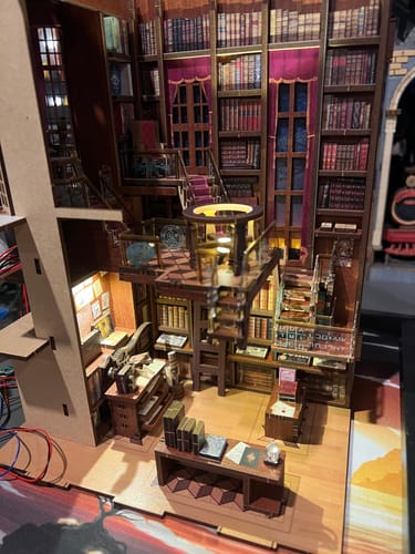 Customer photo review of Beyond Library DIY Wooden Book Nook Shelf Insert