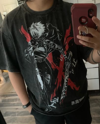 Customer photo review of Maki Oversized Vintage T-shirt V3