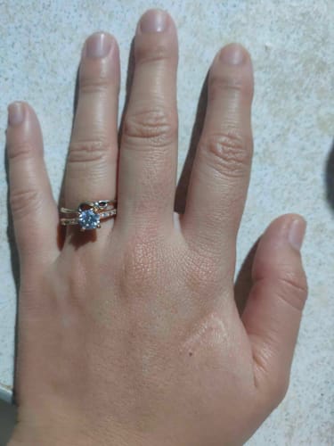 Customer photo review of 1ct Portree Engagement Ring