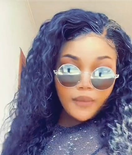Customer photo review of Brazilian Water Wave Lace Front Wig - 16"