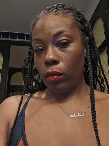 Customer photo review of Personalized Name Necklace