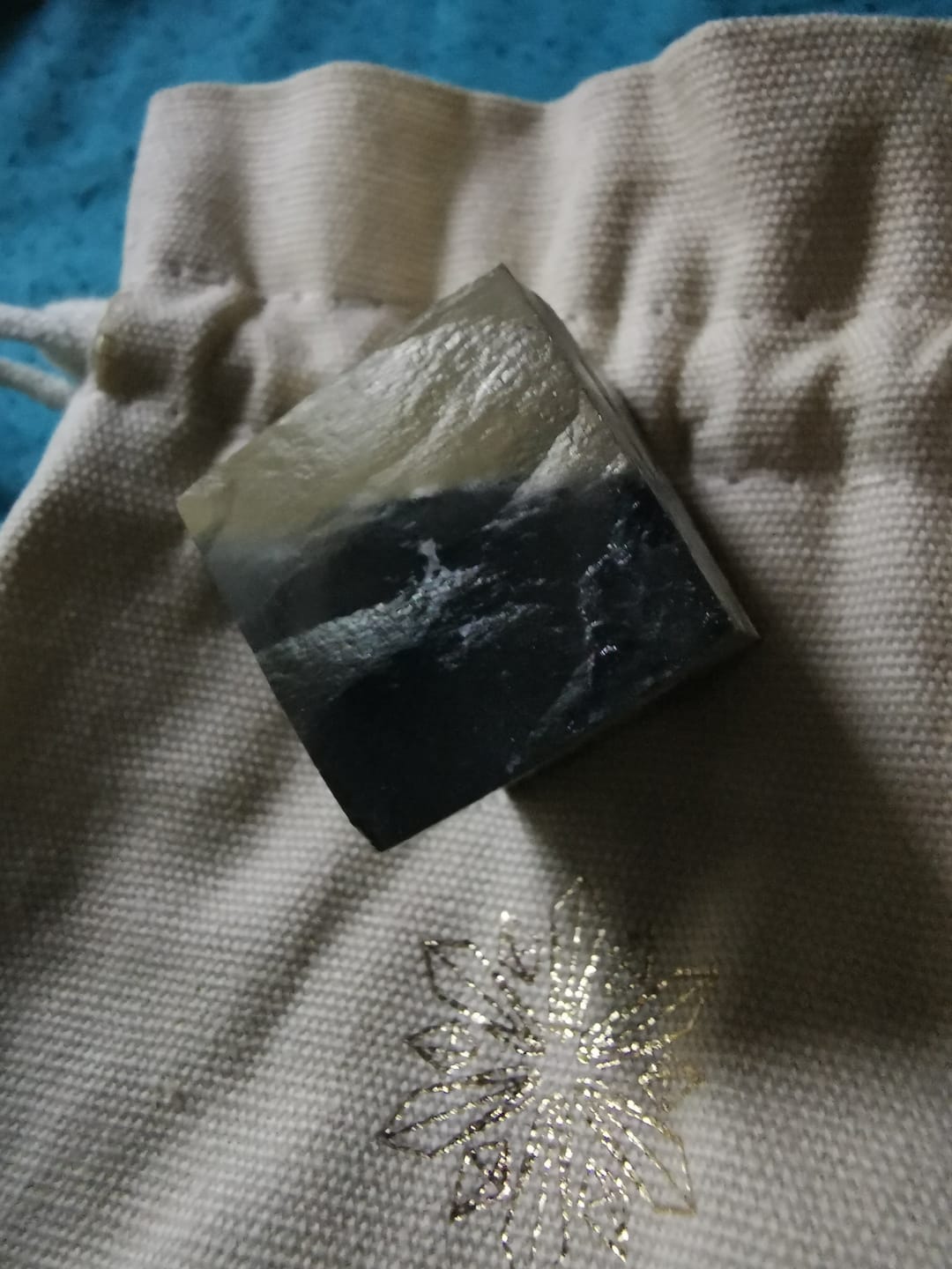 Customer photo review of Pyrite cube