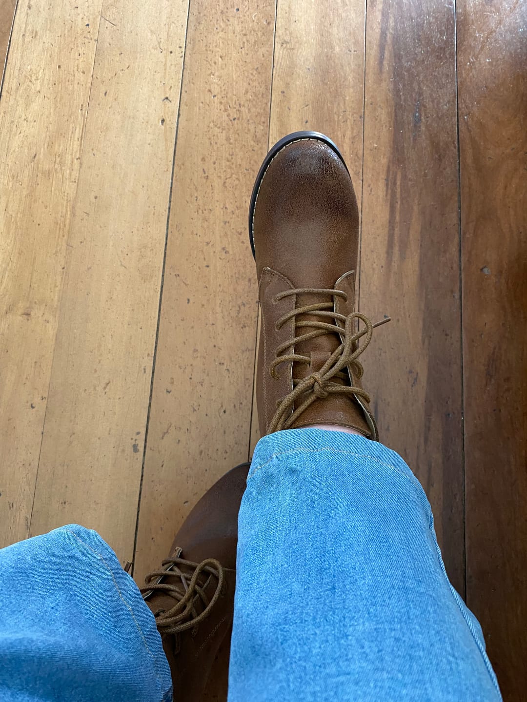Customer photo review of Botin Mujer / Pintoja Camel