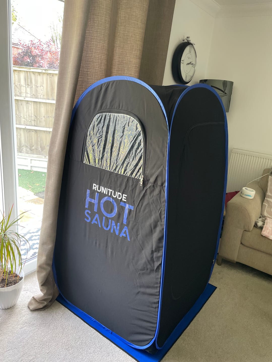 Customer photo review of Runitude Portable Sauna Tent