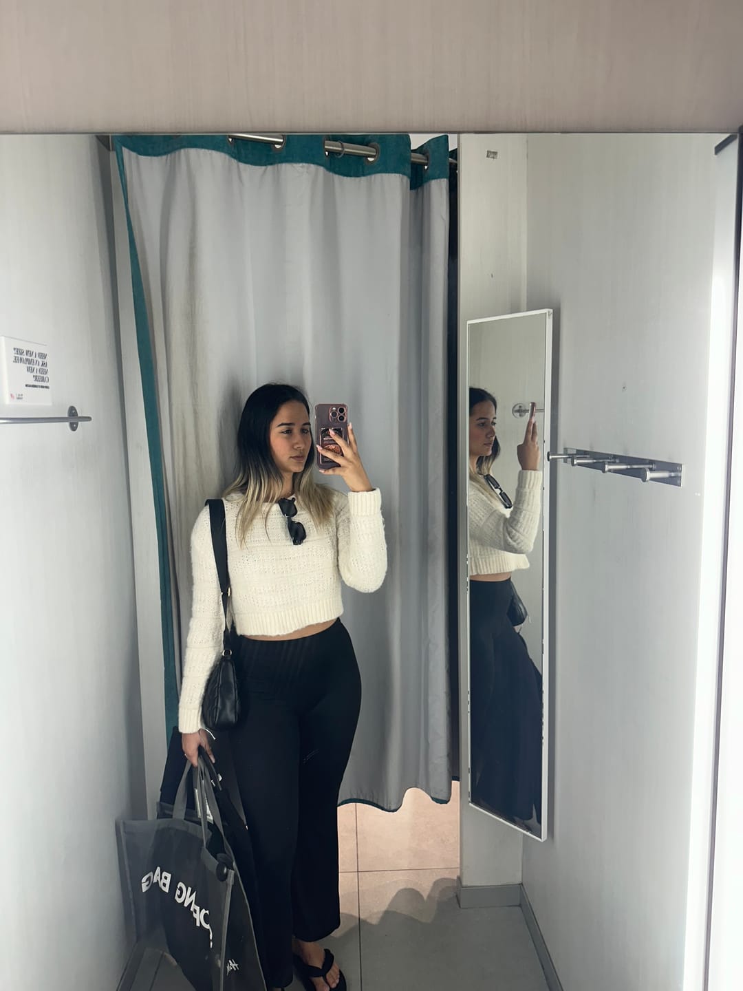 Customer photo review of Leggings Extra Sex Push-Up Black Skin