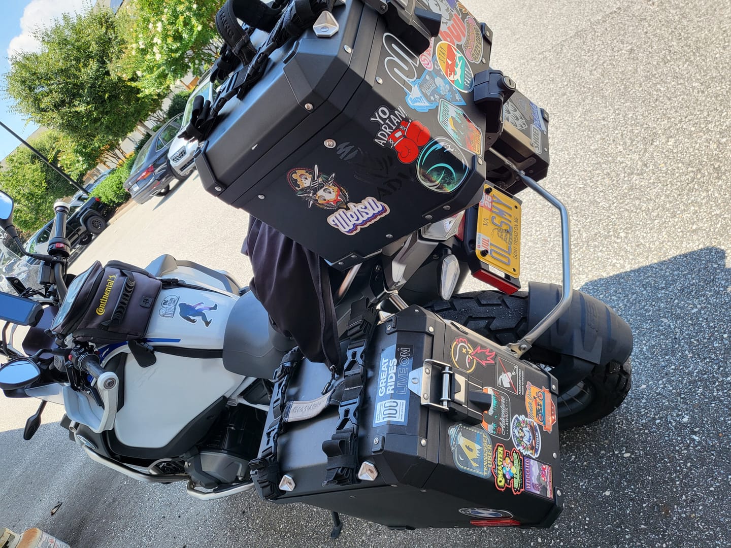 Customer photo review of Airborne Traditional Premium Sticker