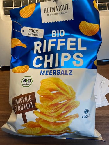 Customer photo review of Bio Riffel Chips Meersalz
