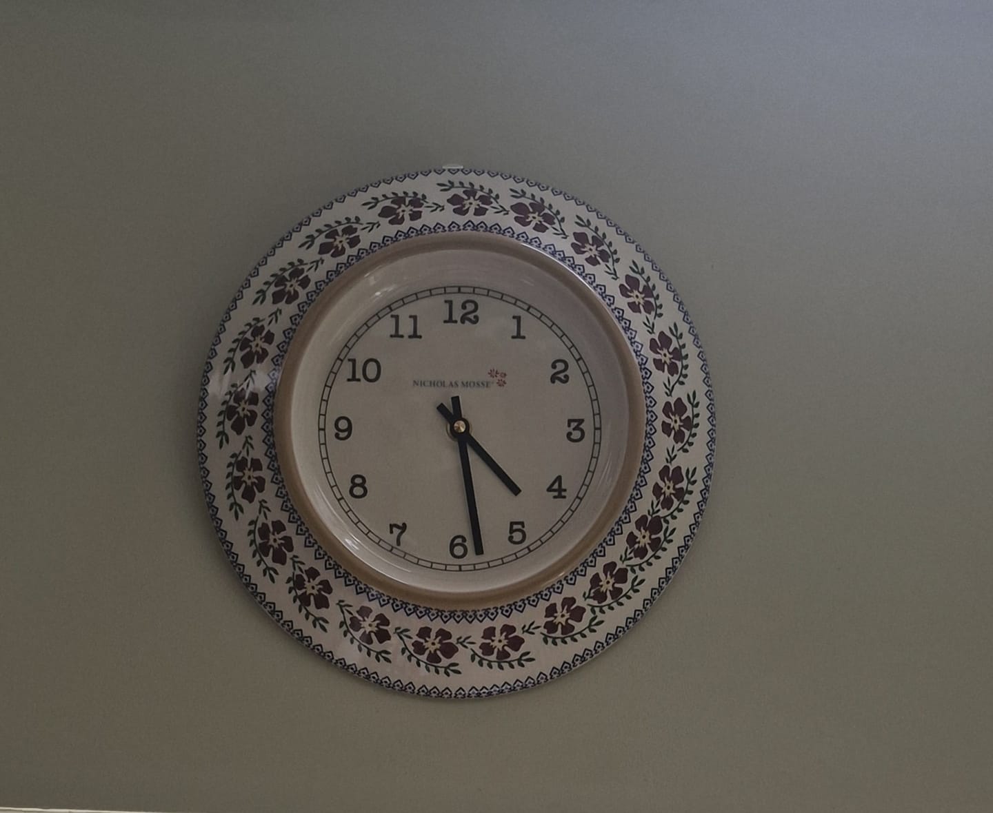 Customer photo review of Large Wall Clock Old Rose