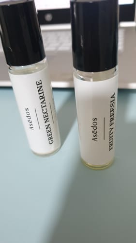 Customer photo review of FRUITY FREESIA PERFUME OIL