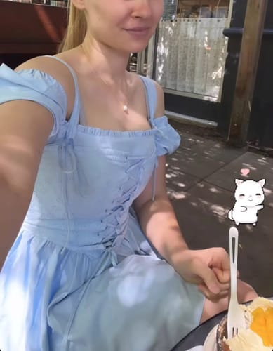 Customer photo review of Leila Mini Corset Dress