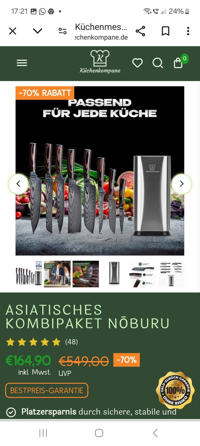Customer photo review of Asiatisches Kombipaket Nōburu