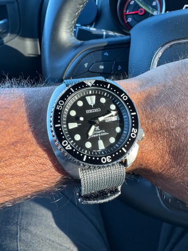 Customer photo review of Glomar Explorer - Hook And Loop Watch Strap
