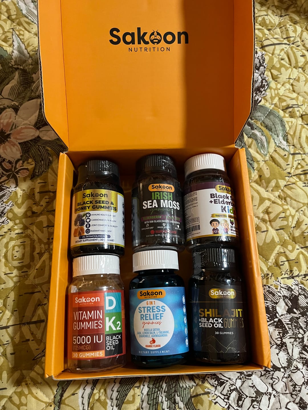Customer photo review of Sakoon Gummies Bundle Gift Set