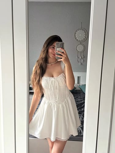Customer photo review of Adelle Mini Dress