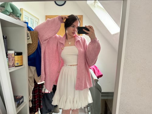 Customer photo review of Oversized Cardigan "CozyGlam"