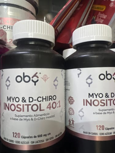 Customer photo review of OBY Pure Inositol | Myo Inositol y D-Chiro Inositol, Ácido Fólico, Hierro y Extracto Arándano