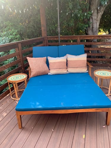Customer photo review of Serene Rattan Table