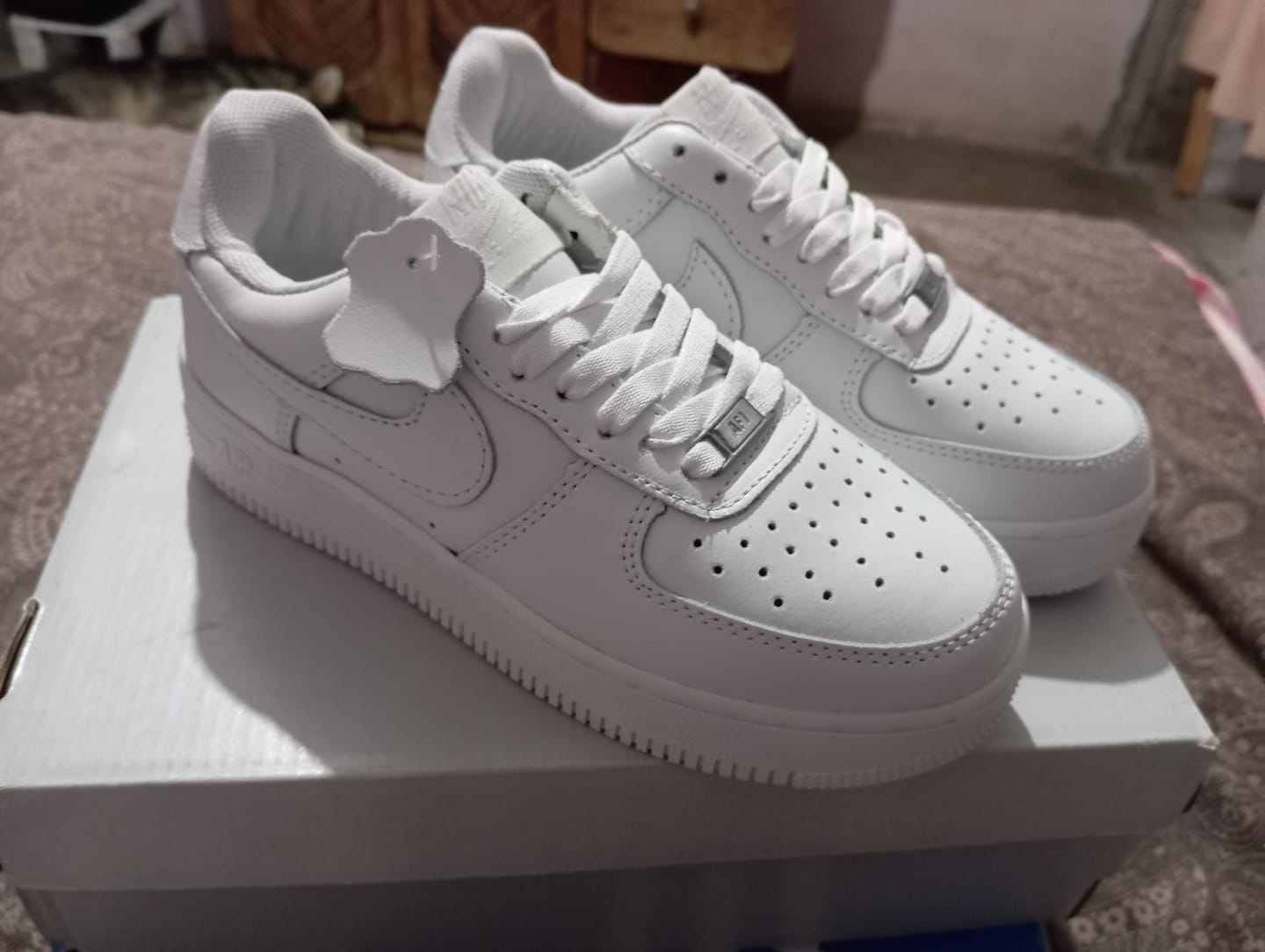 Customer photo review of Tenis Air Force 1 Blanco Total Piel 1.1