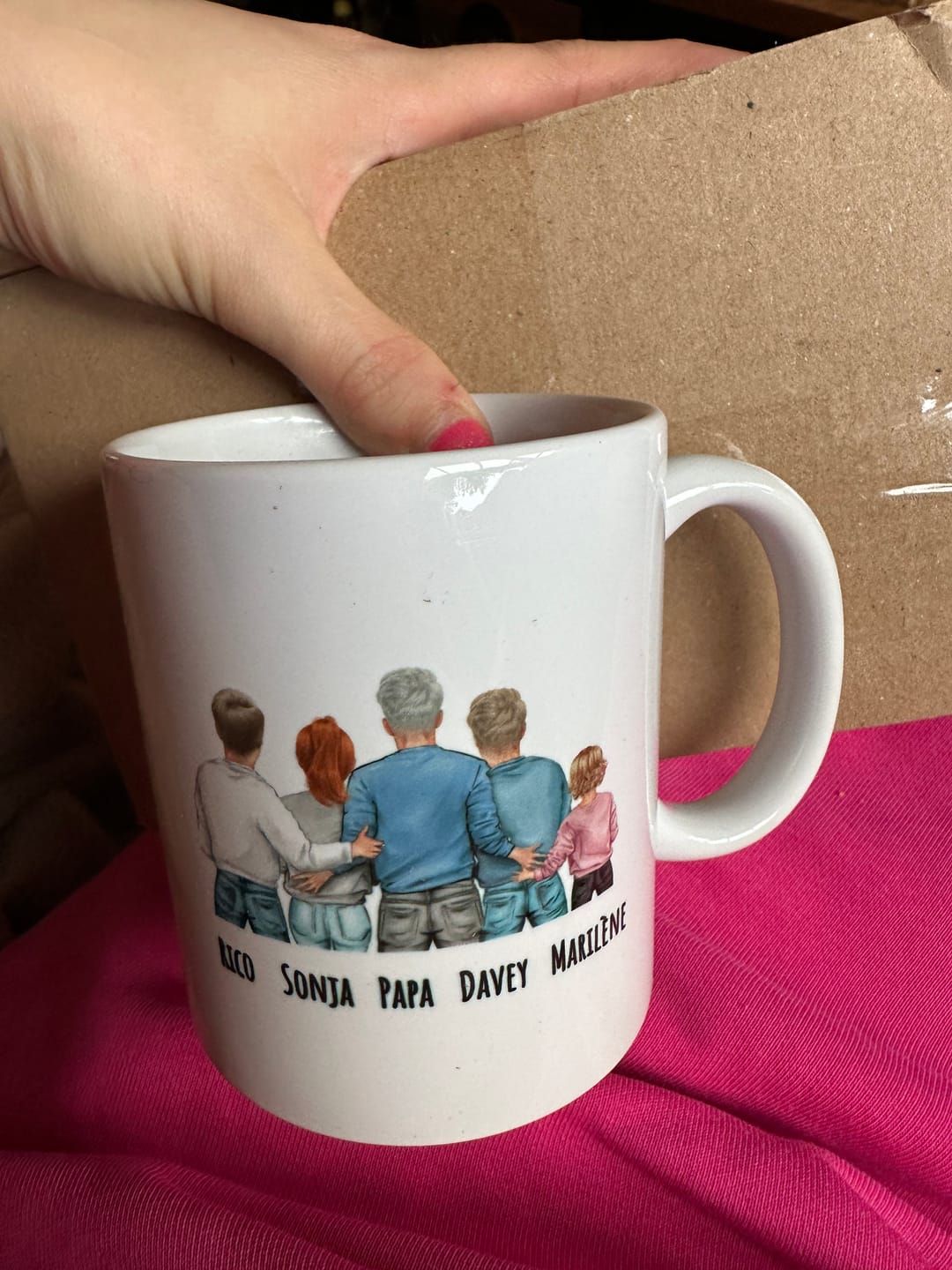 Customer photo review of Alleen voor papa - Gepersonaliseerde mok voor Vaderdag