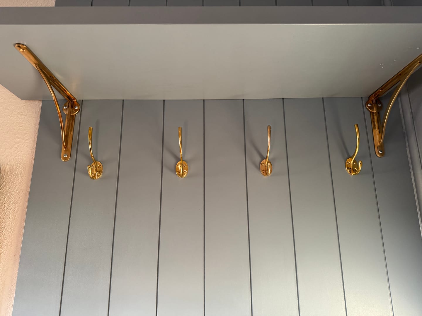 Customer photo review of Classic Brass Hat & Coat Hook