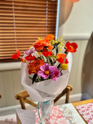 Customer photo review of Bright Silk Flowers
