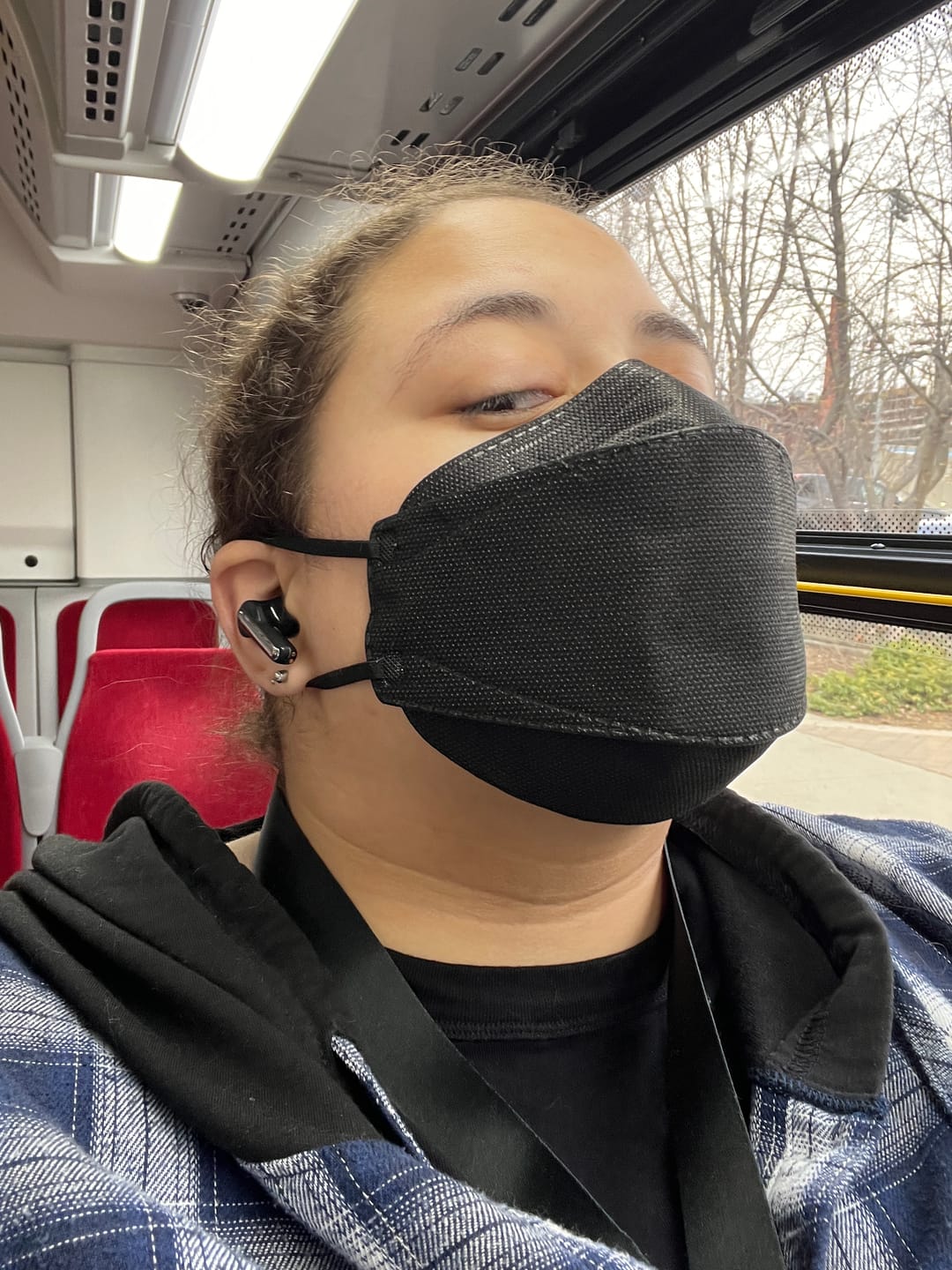Customer photo review of N95 Respirator Face Mask Made in Canada (Large)