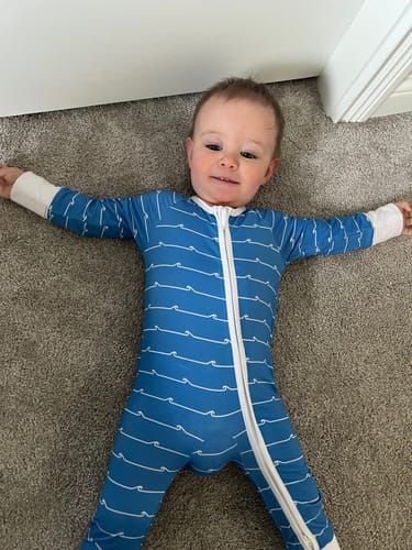 Customer photo review of Little Wave Pajamas