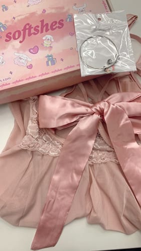 Customer photo review of BOWKNOT LACE SUSPENDER DRESS  SS3198