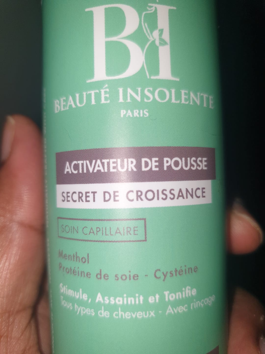 Customer photo review of SOIN ACTIVATEUR DE POUSSE