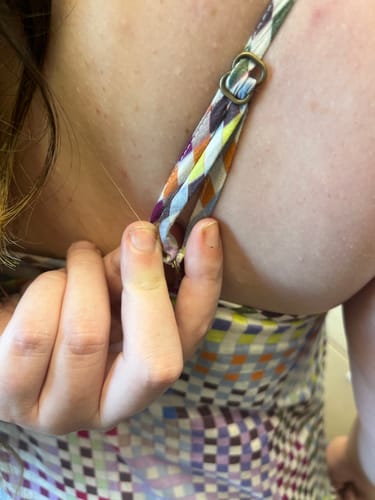 Customer photo review of LEILA DRESS | DAY RUBIX PRINT