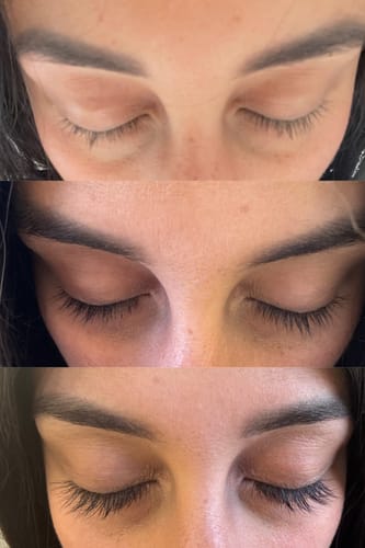 Customer photo review of LASH SERUM