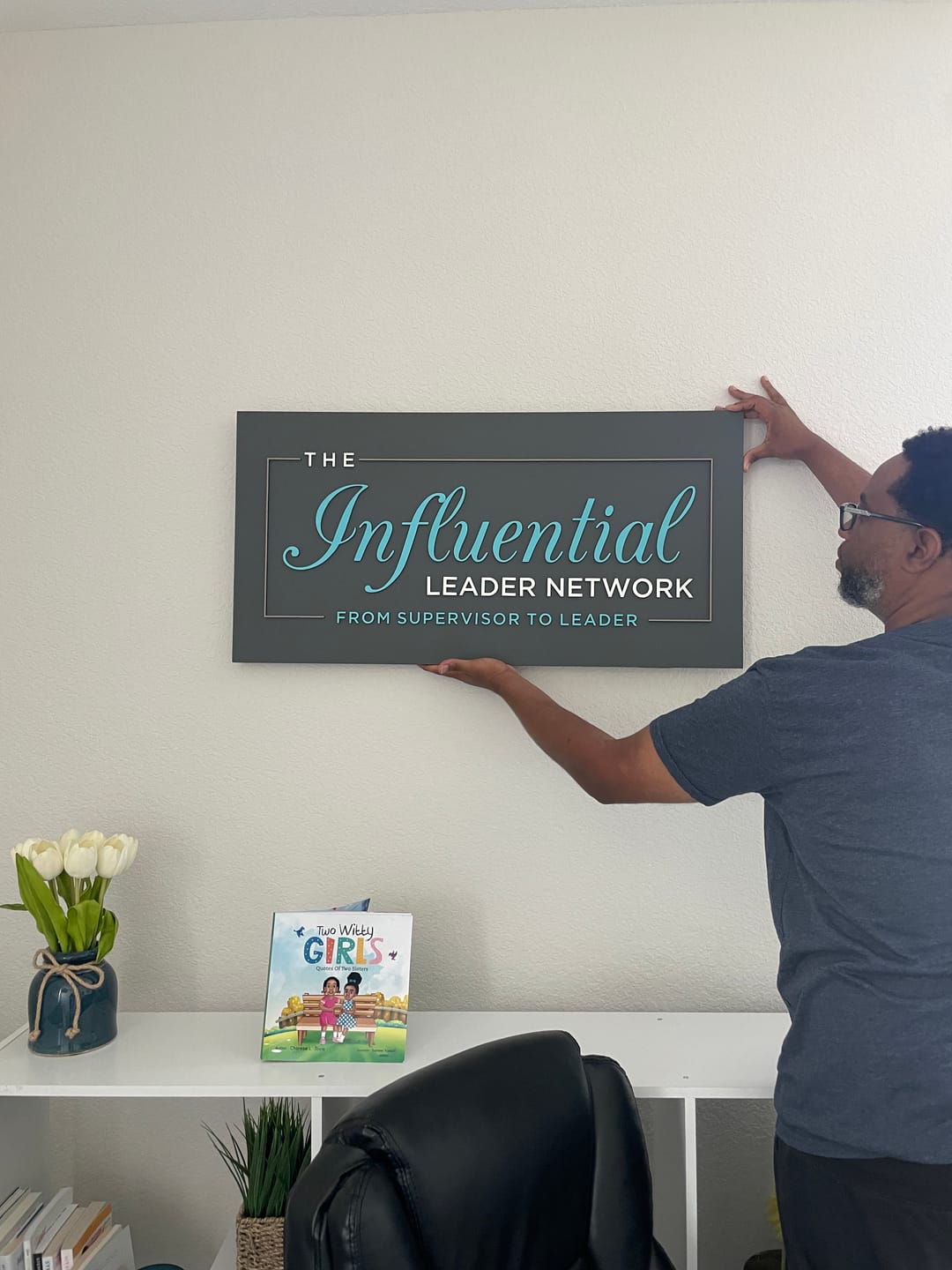 Customer photo review of Custom Rectangular Indoor 3D Logo Sign For Businesses | Laser Cut Sign | Business Logo Sign | Custom PVC Sign | Custom Wood Sign