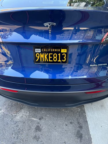 Customer photo review of 1968 CALIFORNIA LICENSE PLATE 6"x12" (156.5mm x 305mm)