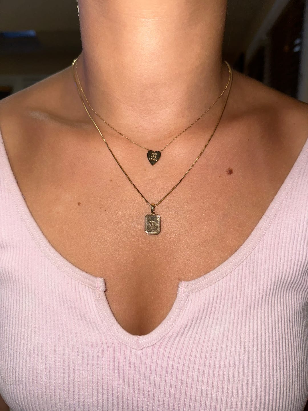 Customer photo review of Vintage Chai Necklace