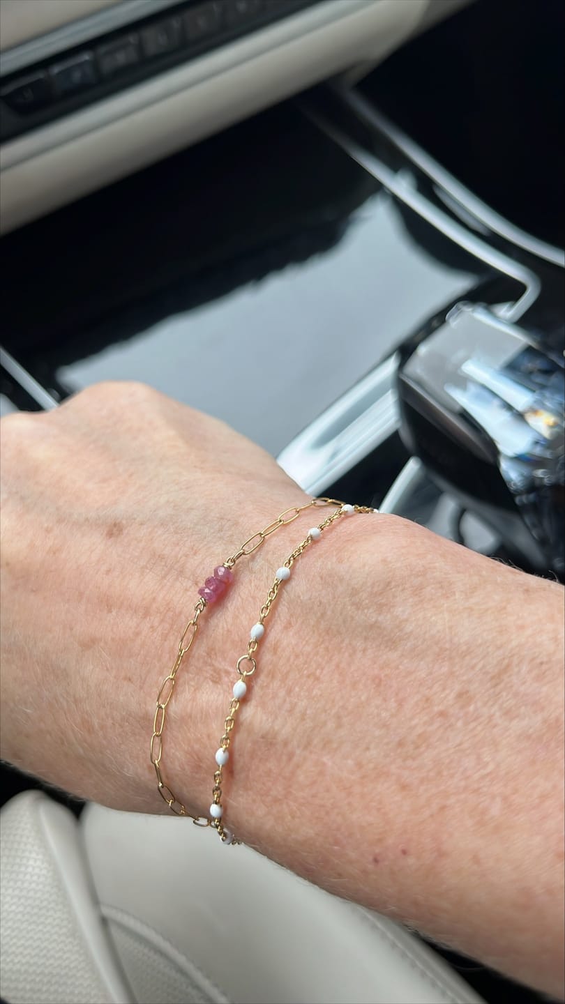 Customer photo review of Permanent Jewelry Appointment