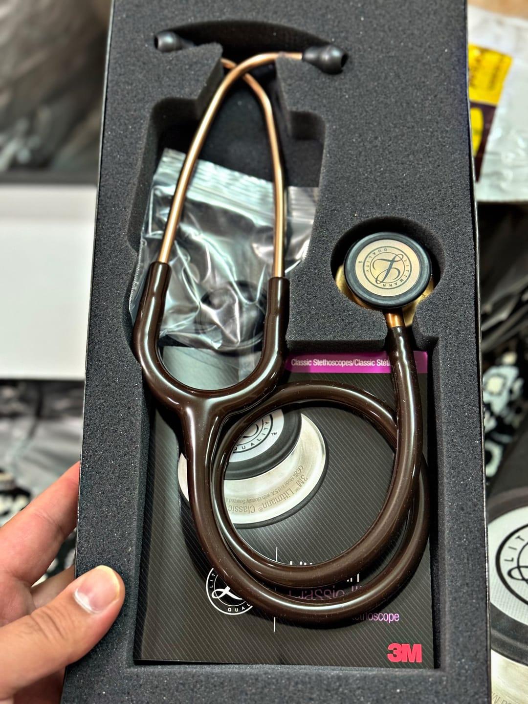Customer photo review of Littmann Classic III Monitoring Stethoscope: All Black 5803