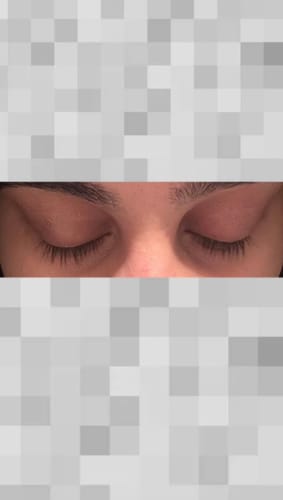 Customer photo review of LASH SERUM