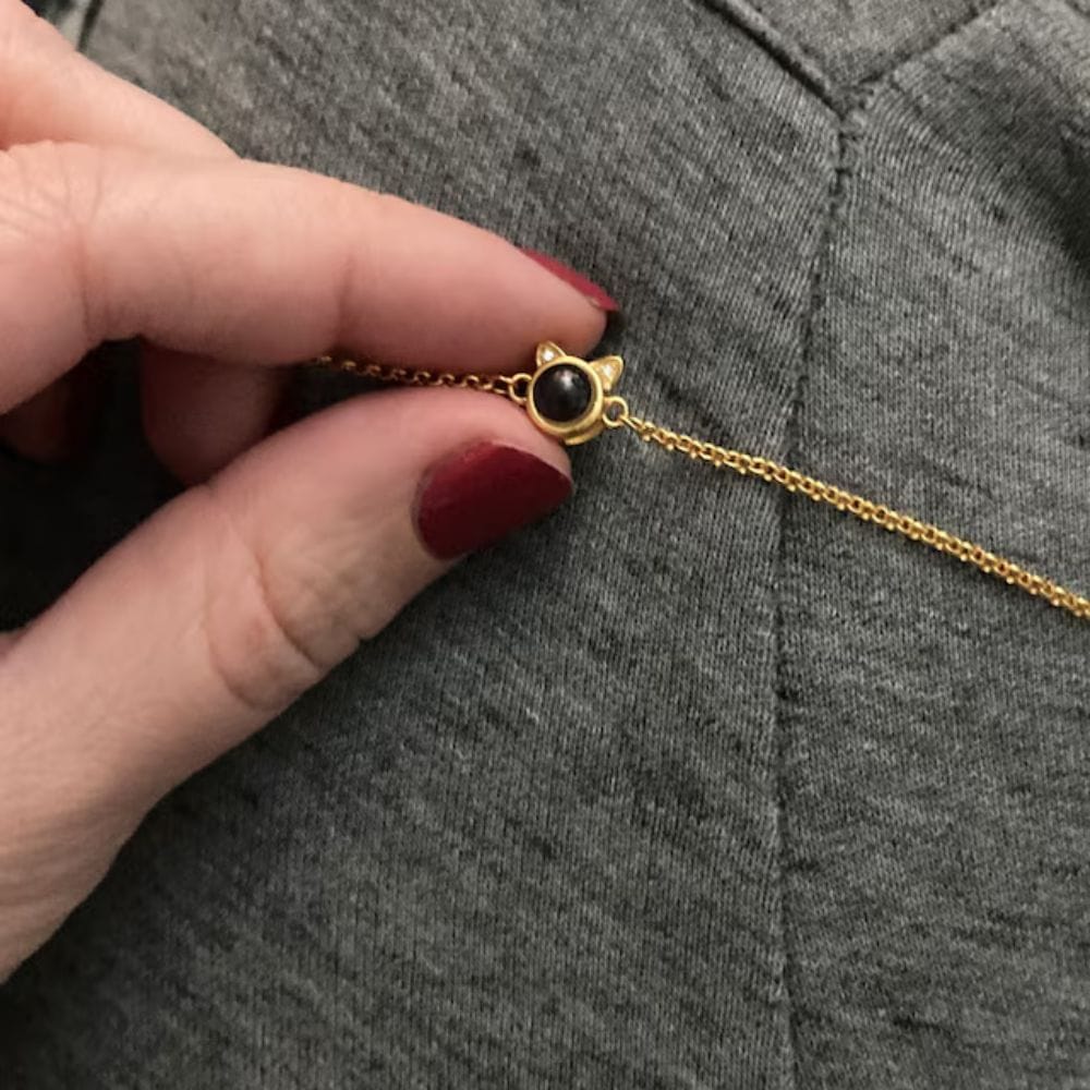 Customer photo review of Cat Photo Bracelet