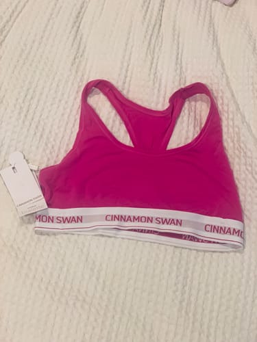 Customer photo review of Logo Bralette