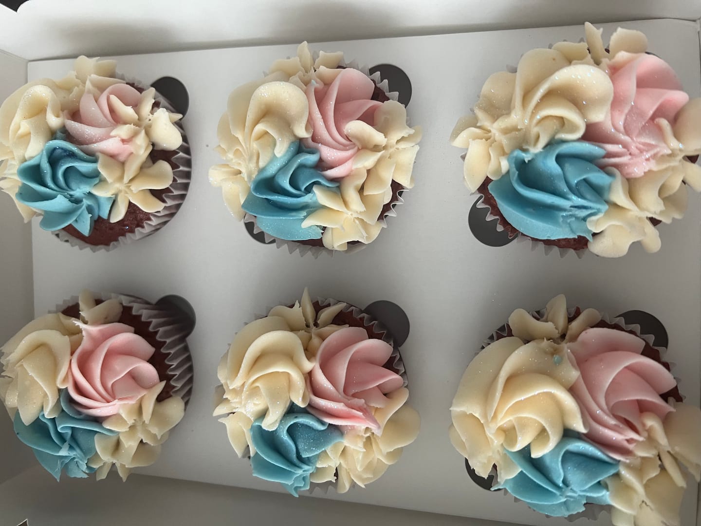 Customer photo review of Cupcakes Florales Morado con Lila