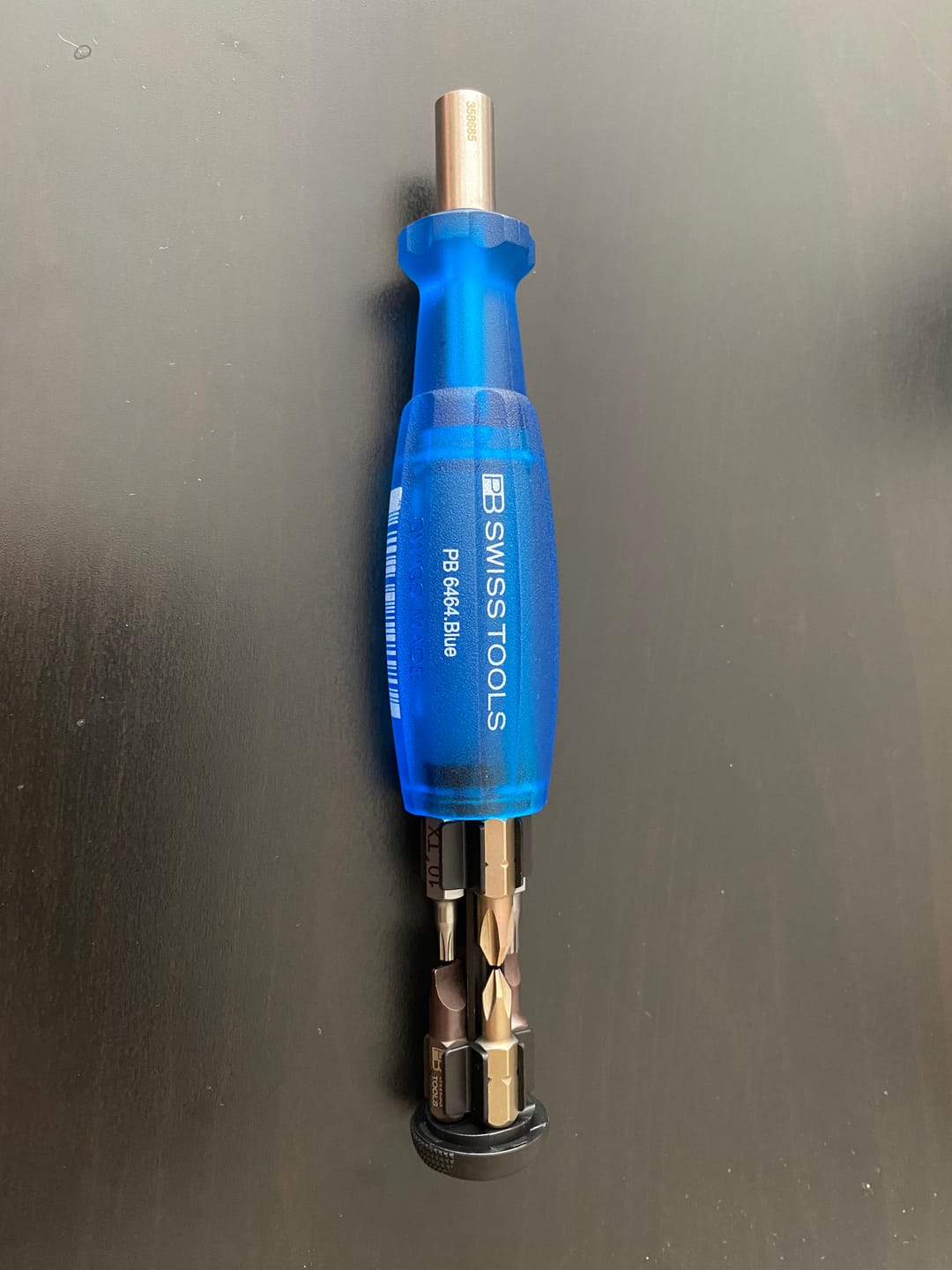 Customer photo review of PB Swiss PB 6464.Blue Bit Holding Screwdriver with Magazine, Slotted, Phillips, TORX®, 9 Pcs