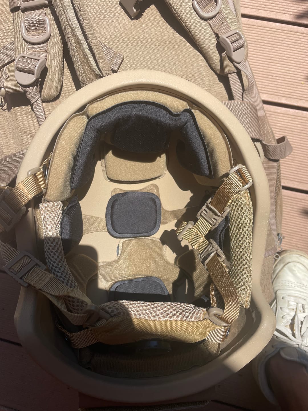 Customer photo review of Casque militaire pare-balles FAST certifié 3A