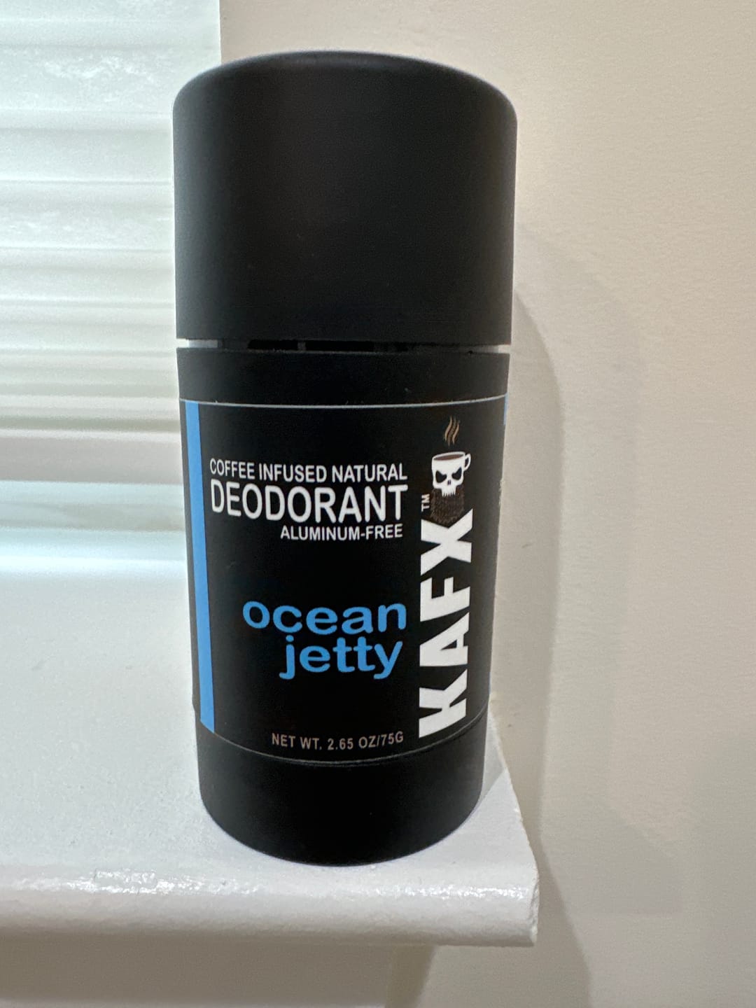 Customer photo review of Ocean Jetty Natural Coffee Infused Deodorant